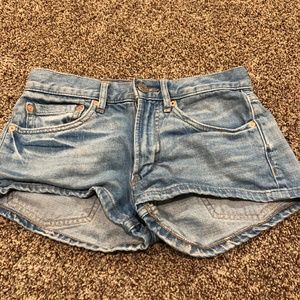 denim shorts